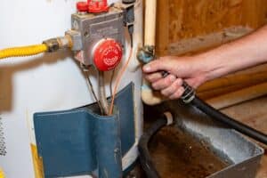 Flushing water heater, Water Heater Strain.