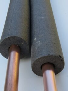 Rubber insulation materials, Pipe insulation.