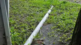 Plumbing Issues from Poor Yard Grading.