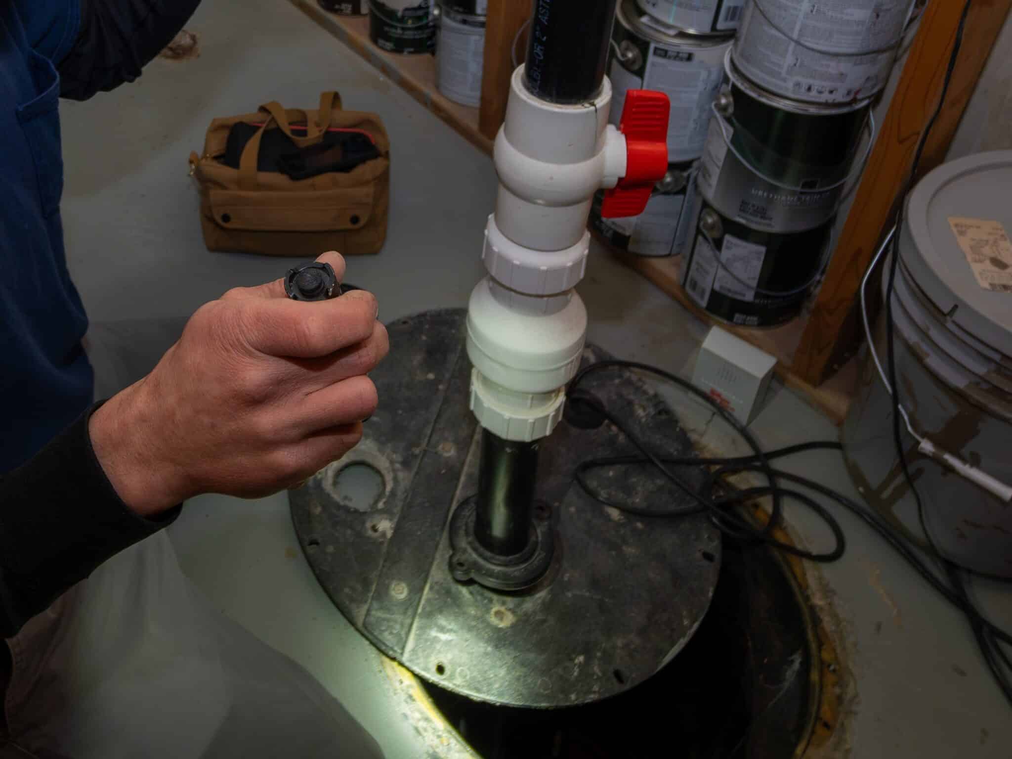 Sump pump basement, Basement flooding prevention.