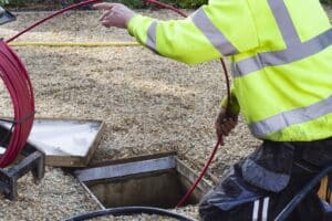 Sewer camera inspection detects hidden problems.