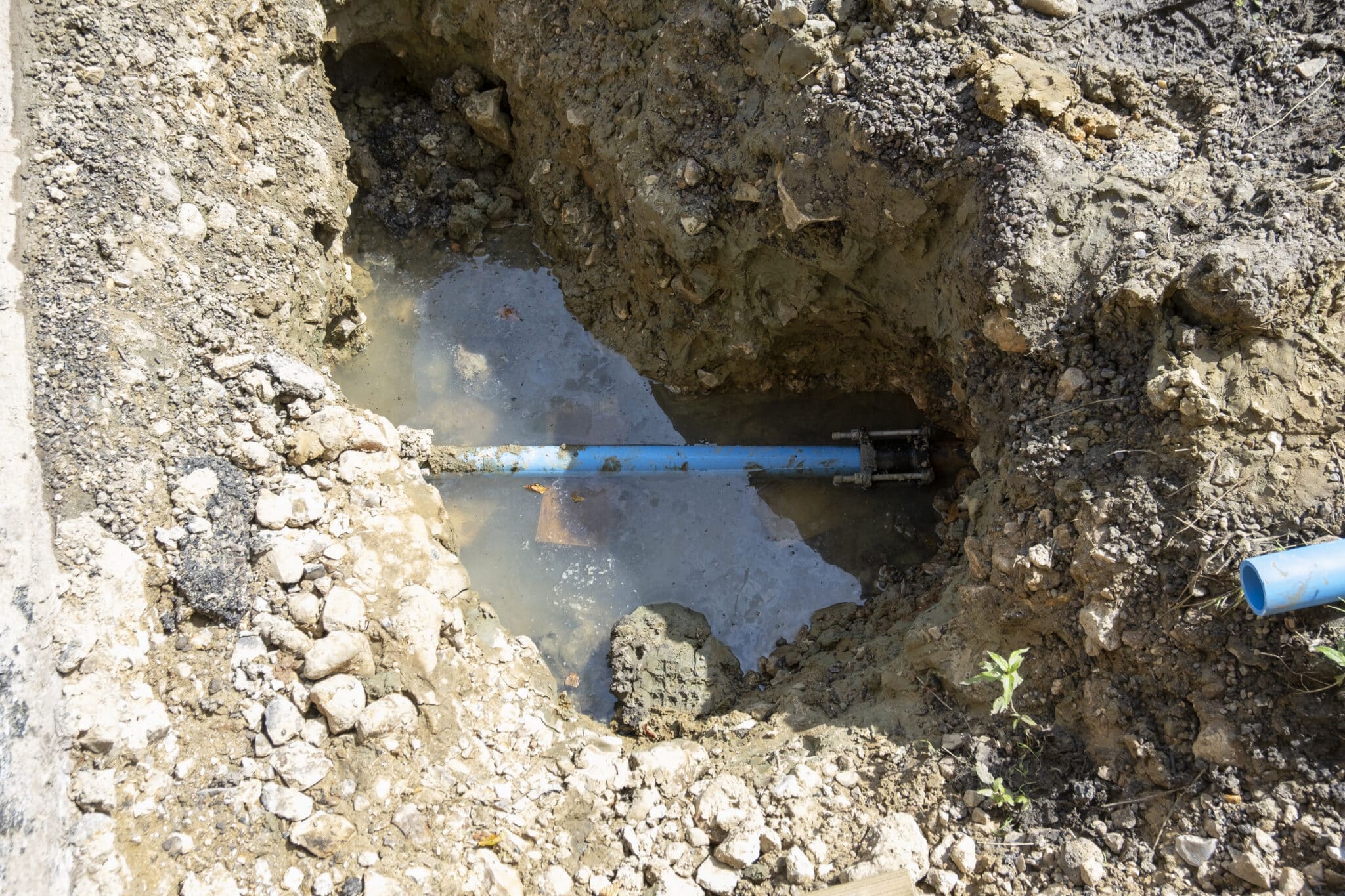 Underground pipe water leak, water bill so high.