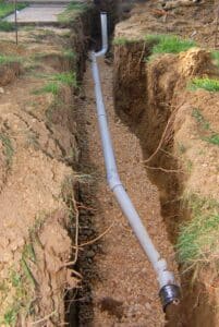 Backups in multiple drains causes.