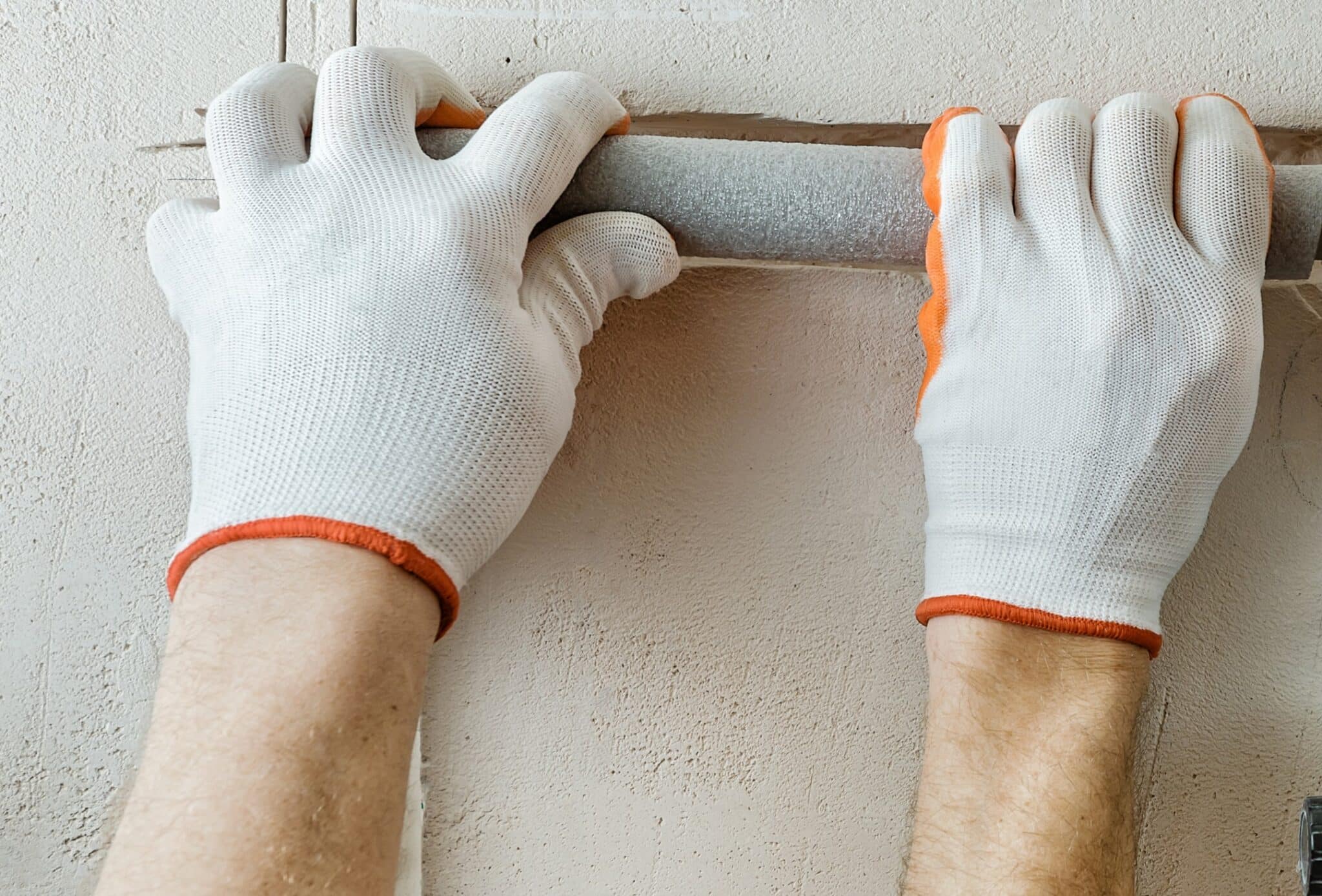 Pipe insulation, pipes freeze.