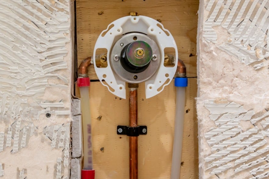 Shower, mixing valve upgrade.