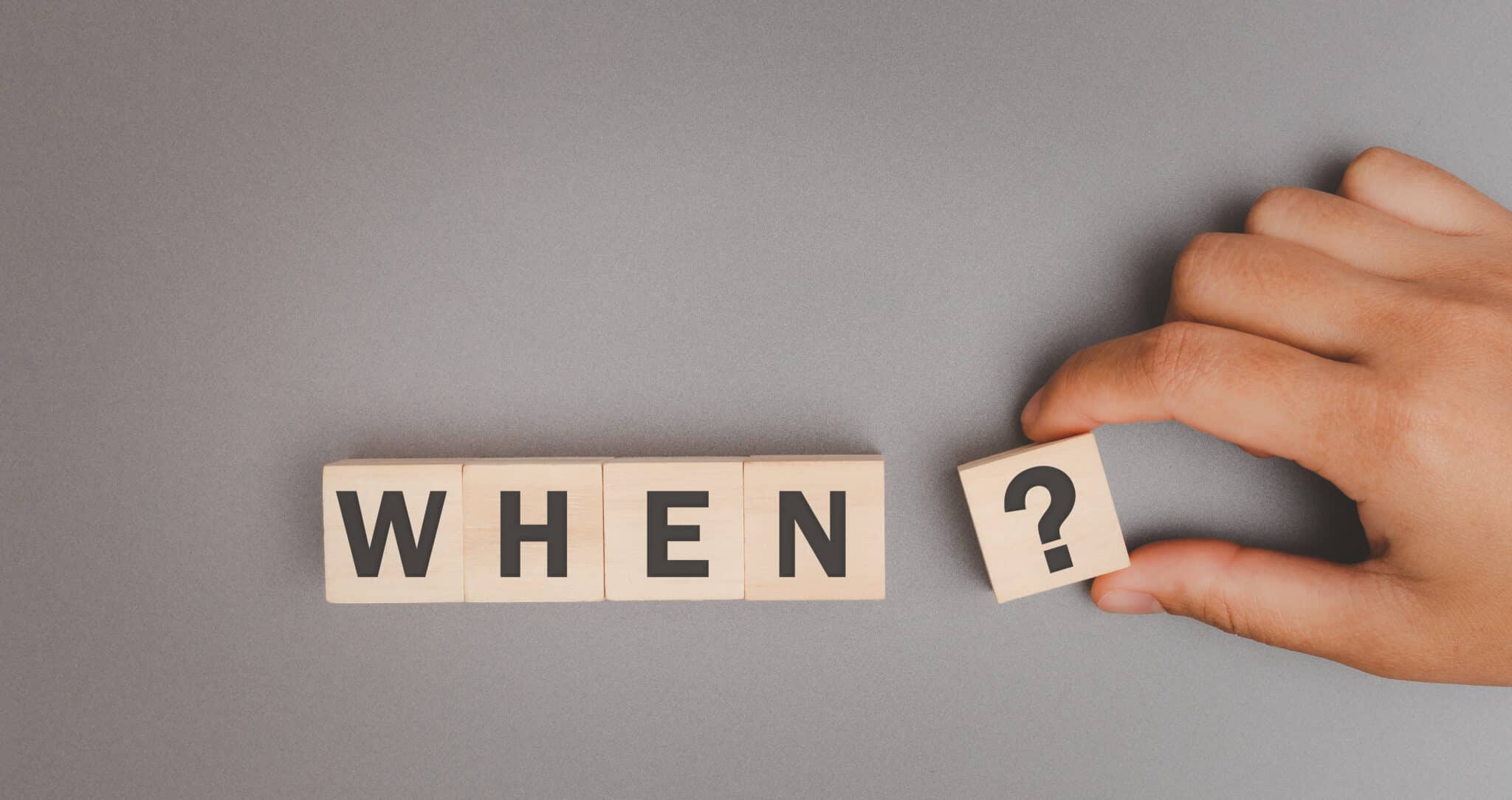 When, water quality testing.