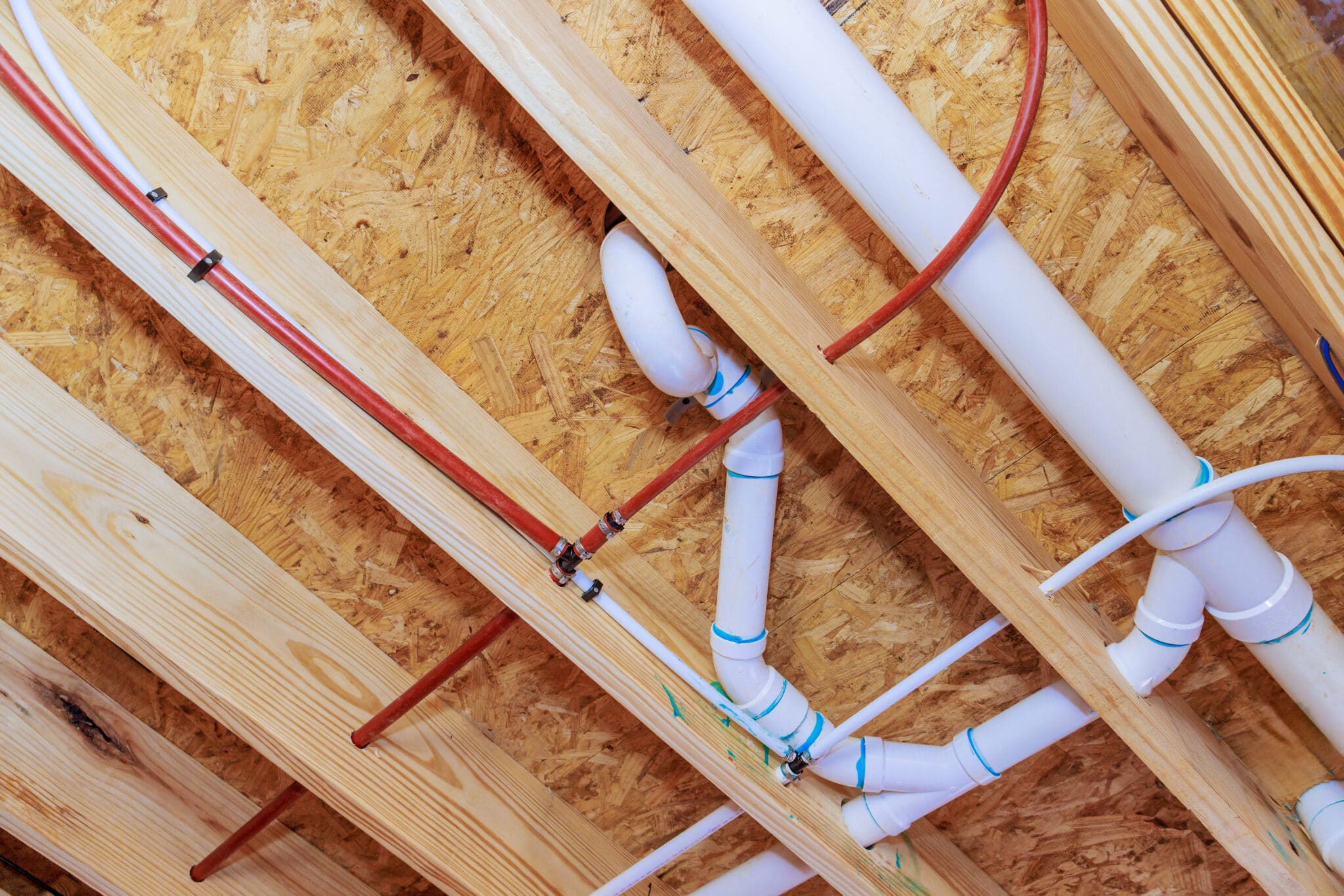 Materials of whole home repipe.