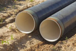 Epoxy pipe lining restores failing lines.