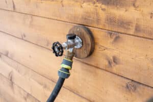 Frost proof sillcock upgrades for backyard spigots.