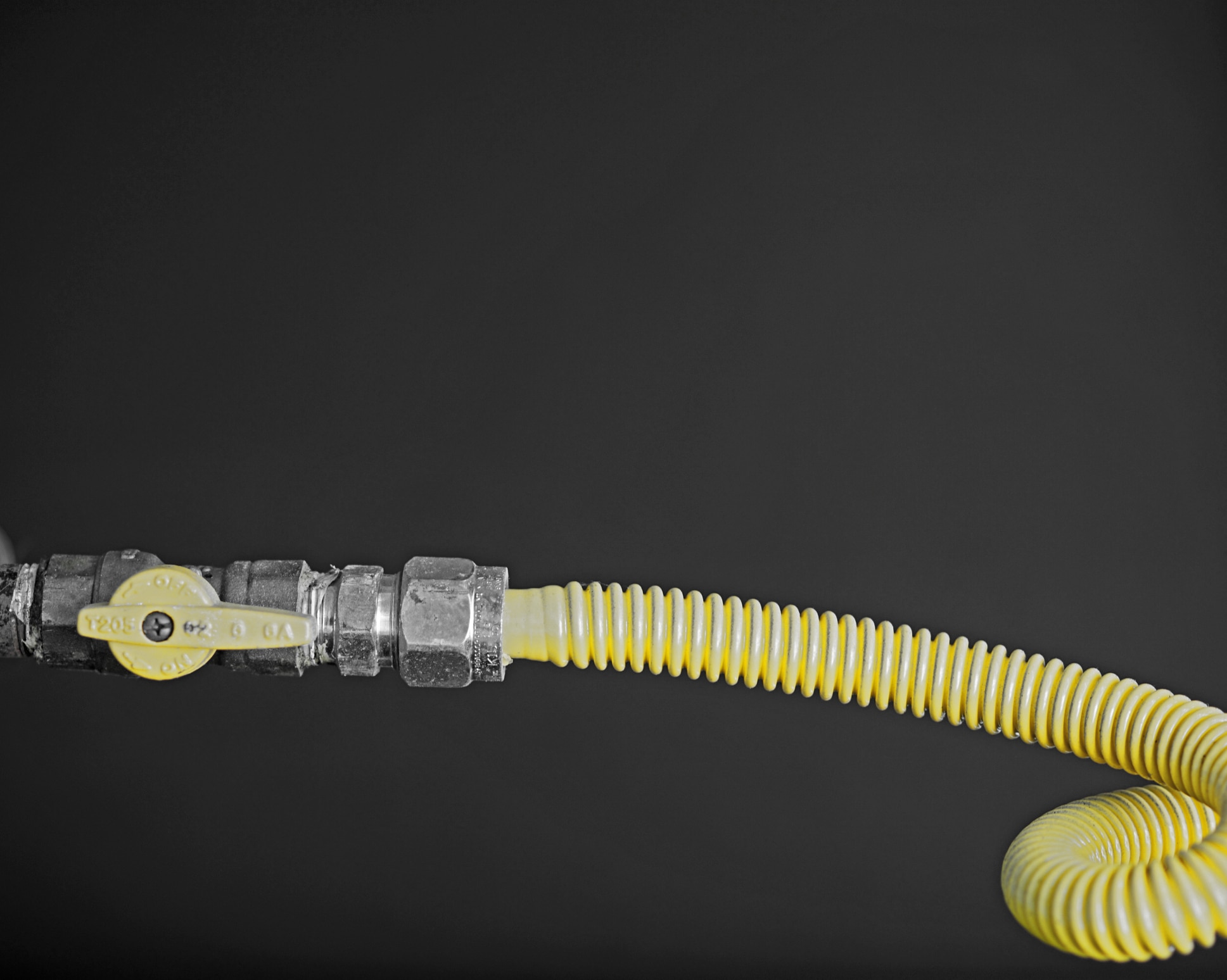 Plumbing fixture, gas appliance hookup.