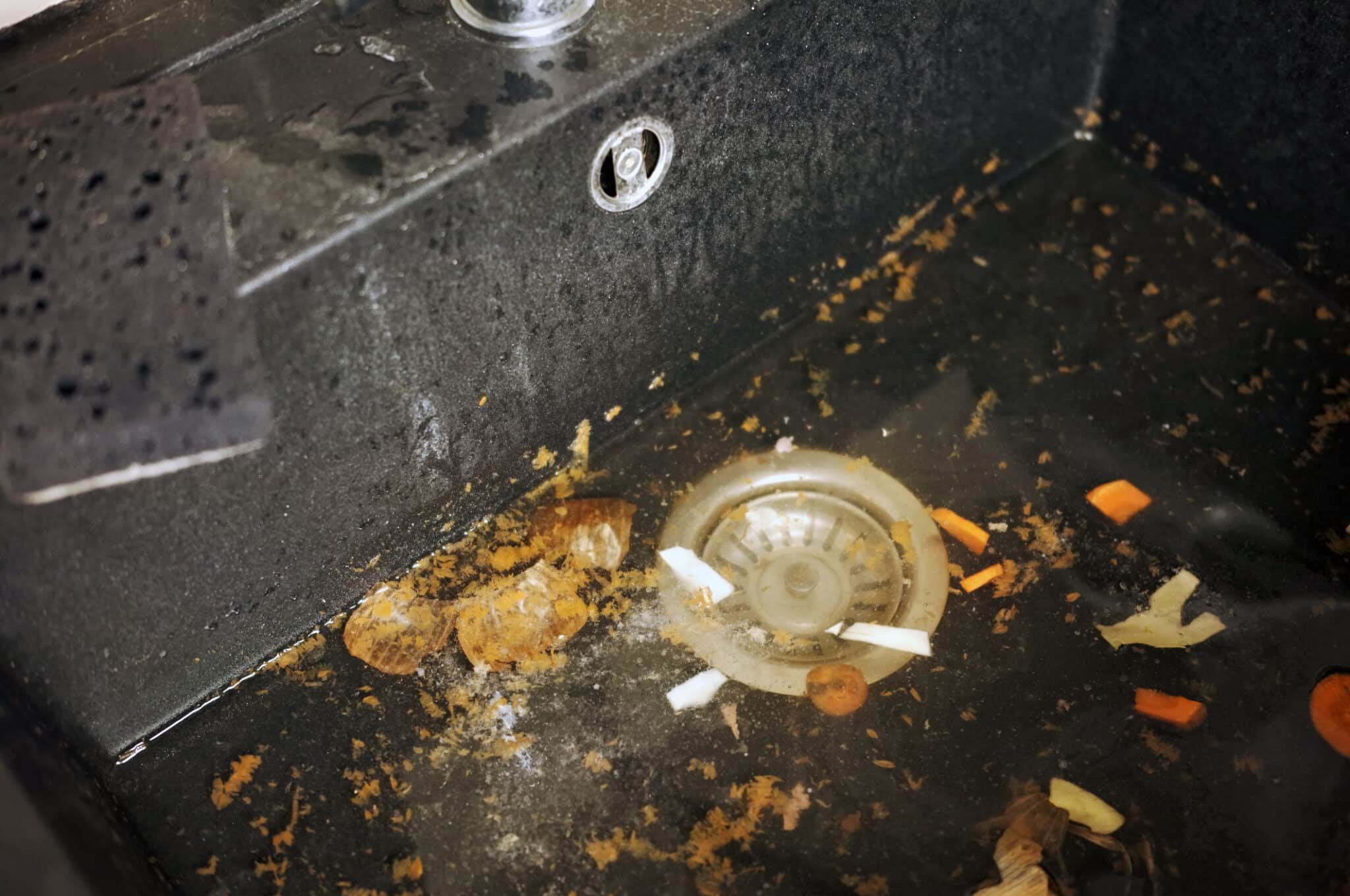 Problem with clogged sink, remove drain pipe odors.