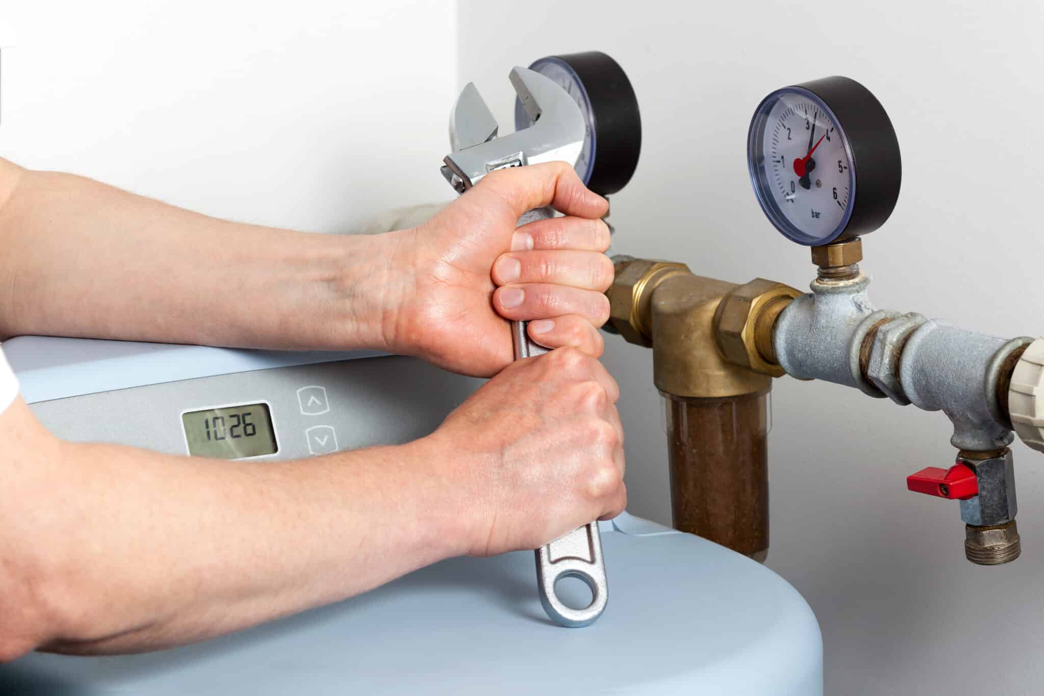 Scheduling regular service visits of water softener install.