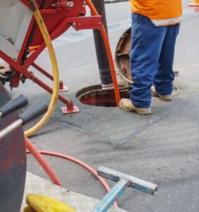 Hydro jetting service clears stubborn clogs faster.