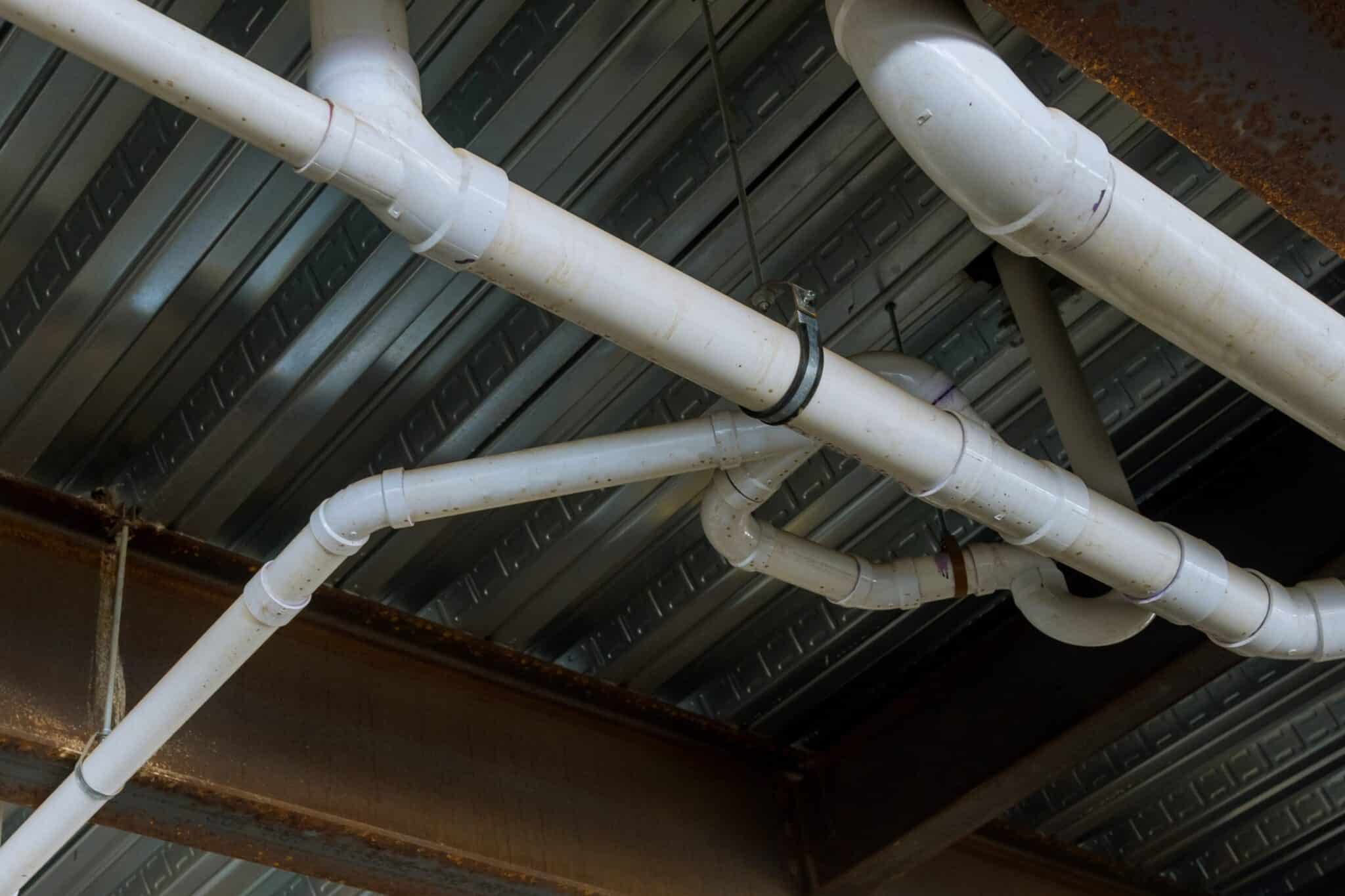 Pipe hanger spacing and supports.