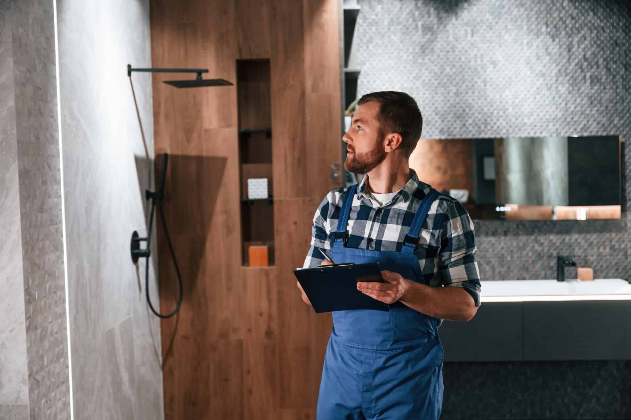 Shower leak detection methods mansfield plumbers recommend 2 Plumber inspection, shower leak detection.