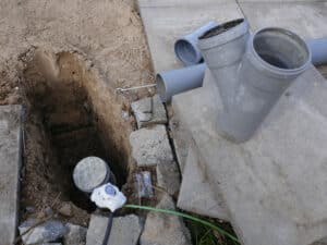 Sewer Line Replacement in Mansfield without wrecking driveways.