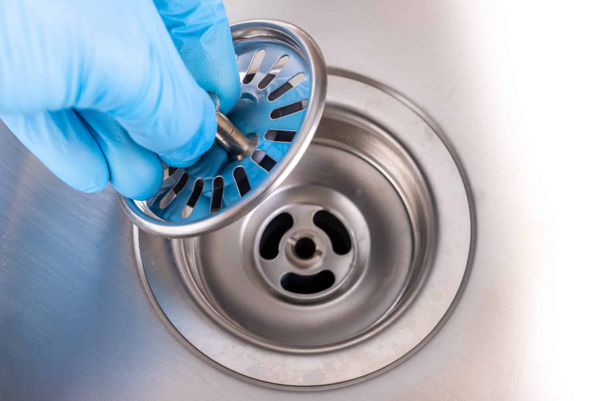 Sink strainers, hydro jetting service.