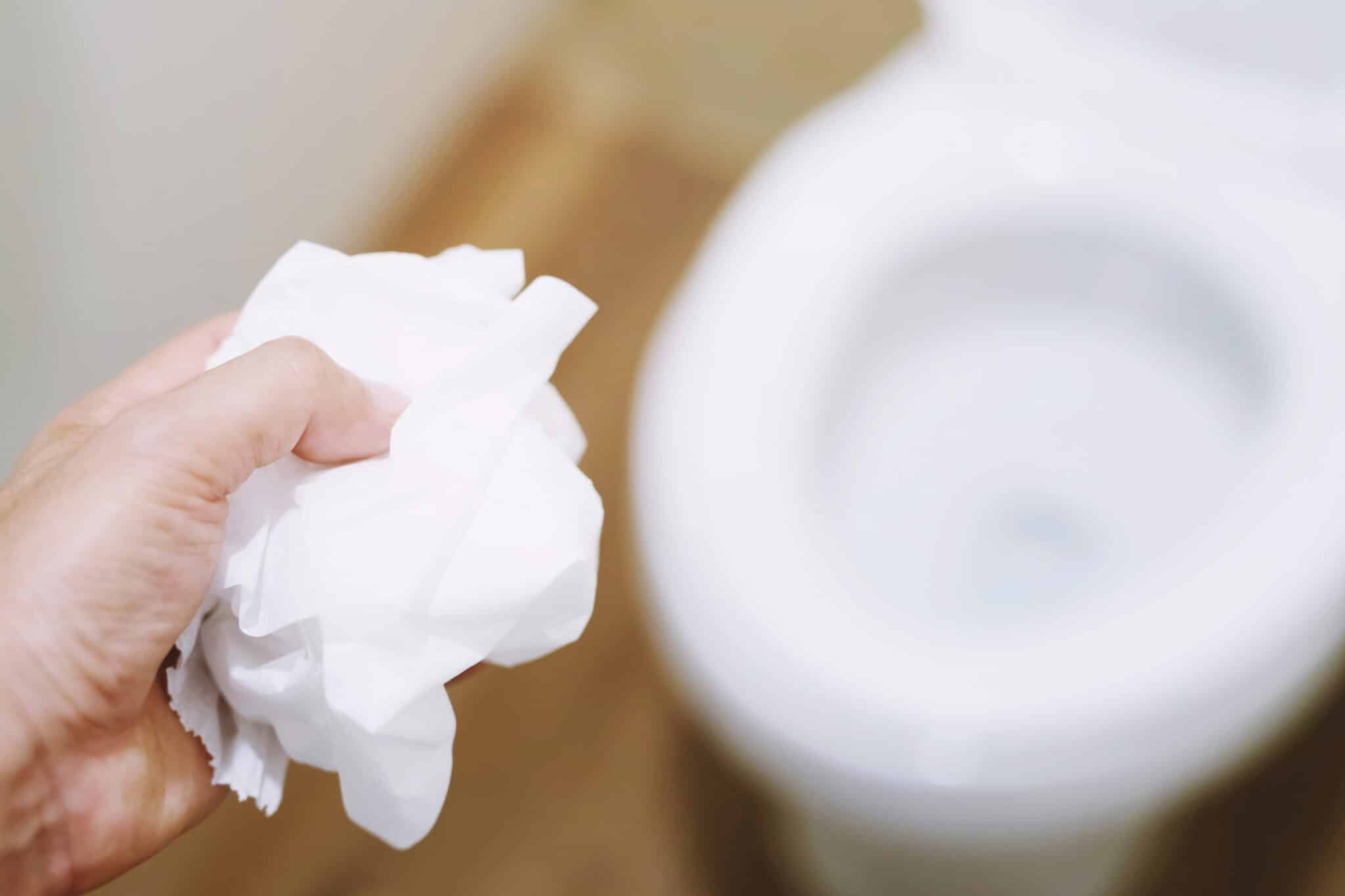 Clogged toilet help simple steps before calling a pro 1 Toilet paper cause of clogged toilet help.